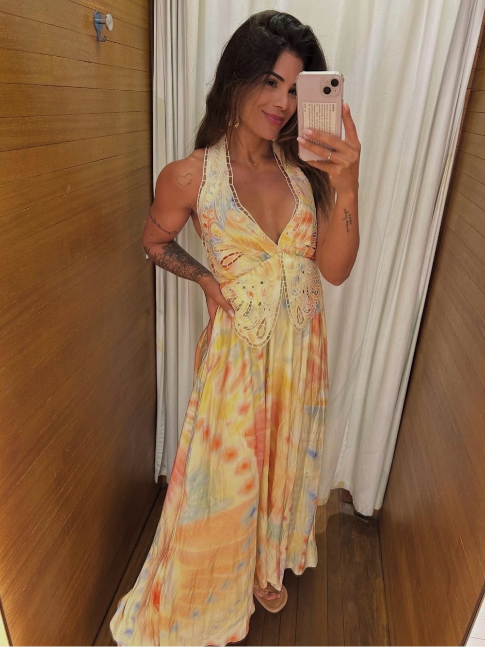 FARM Rio Embroidered Butterfly Maxi Dress - Picture 5 of 6